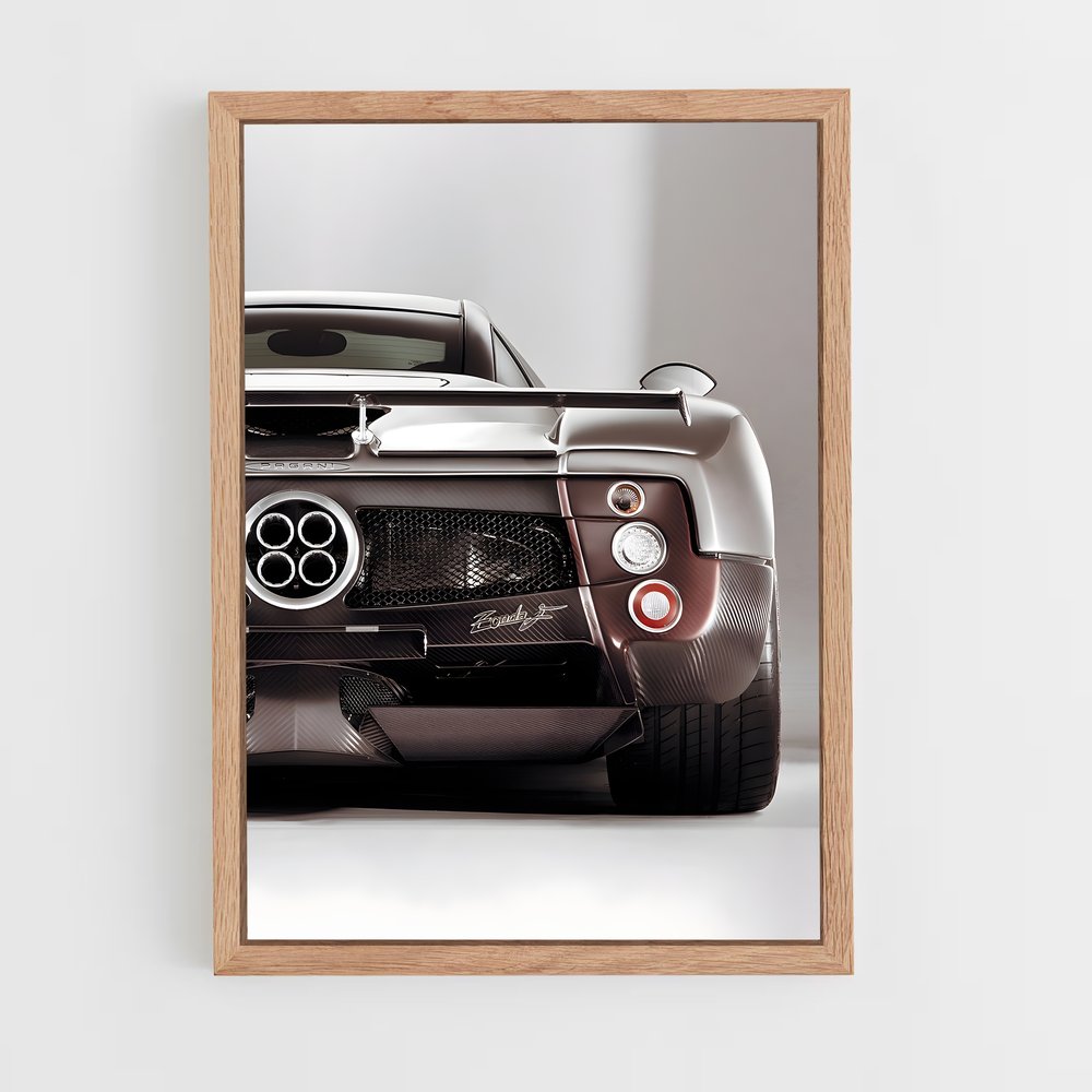 Poster Zonda Racer – affiche Pagani (vue 4)